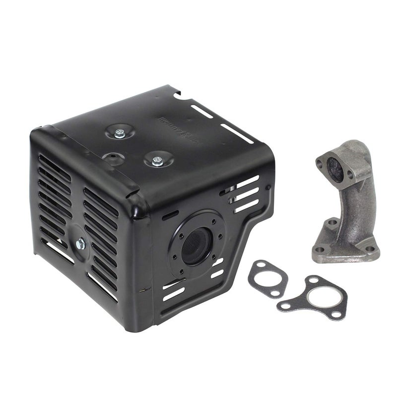 Parts Camp GX390 Muffler Exhaust Assembly Fits for GX340 GX390 GX420 11Hp 13Hp 16Hp Engine Motor Harbor Freight Predator 420cc Champion 389cc 420cc 439cc Engine - Image 1